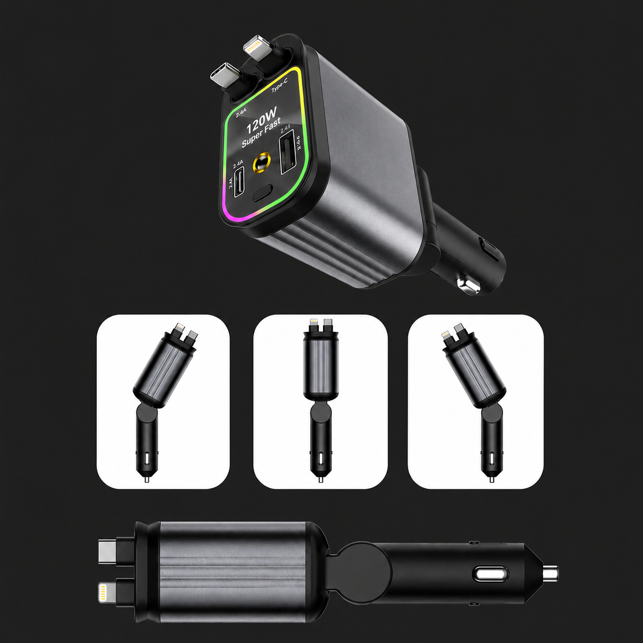 ChargeGlow™ | Kraftfull laddning när du är på språng