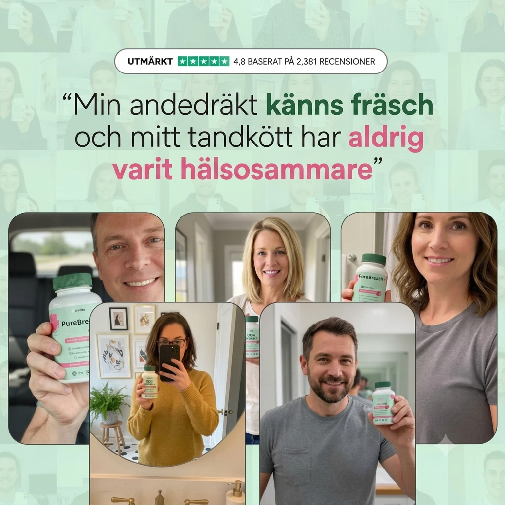 PureBreath+ Optimal styrka för återställning av mikrobiomet i munhålan