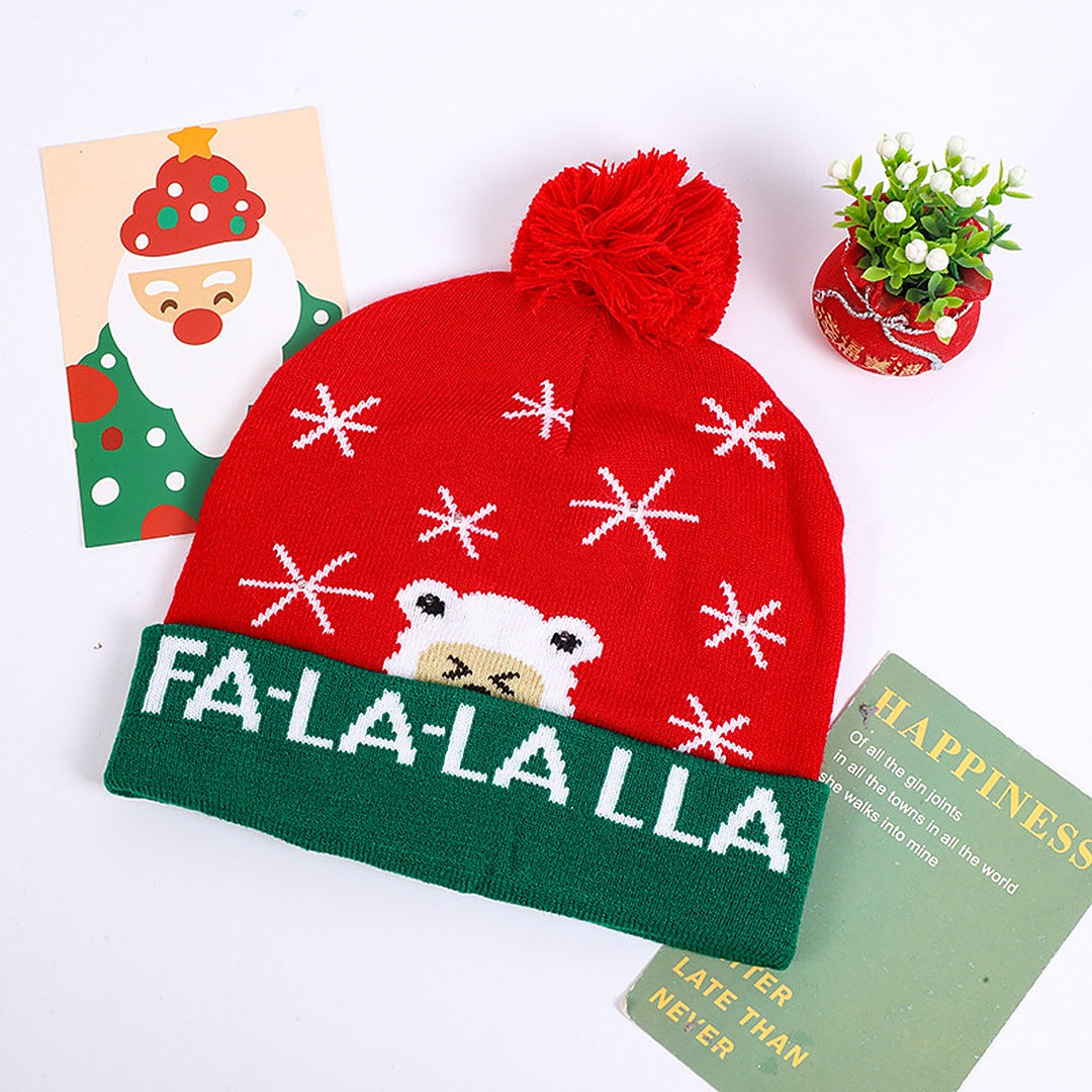 JulGlöd™ | Julmössa med Färgglada LED-Lampor