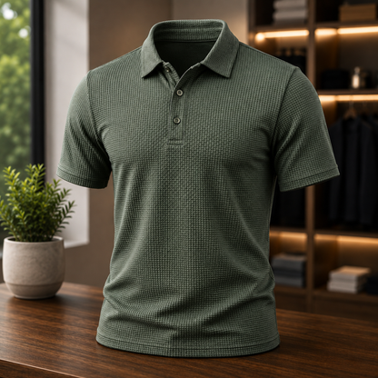 HerrPolo™ | Modern polotröja med struktur