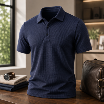 HerrPolo™ | Modern polotröja med struktur