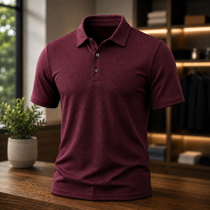 HerrPolo™ | Modern polotröja med struktur