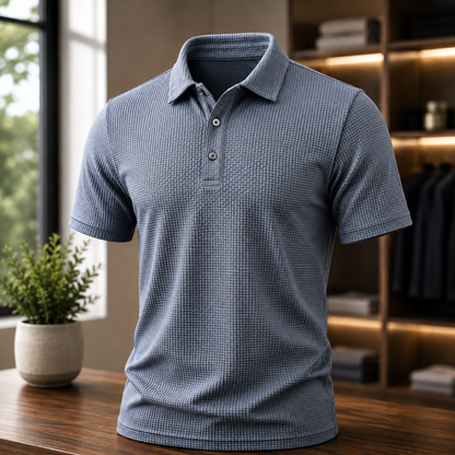 HerrPolo™ | Modern polotröja med struktur
