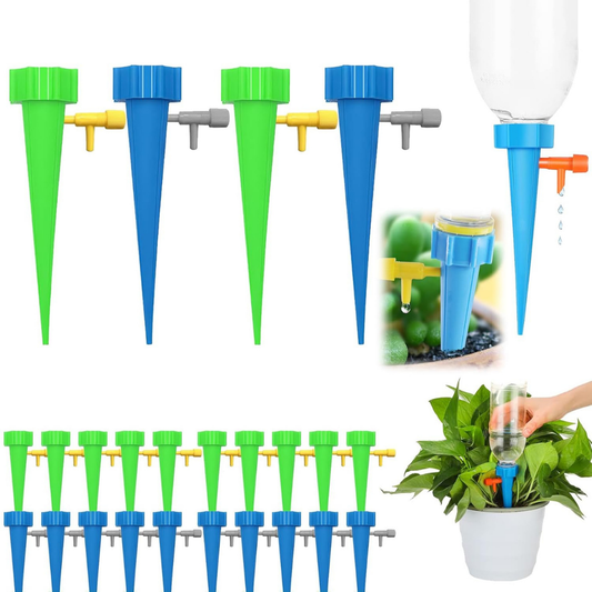 AquaSpike™ – Automatisk bevattningsspik för växter: använd en flaska och håll växterna friska i upp till 2 veckor
