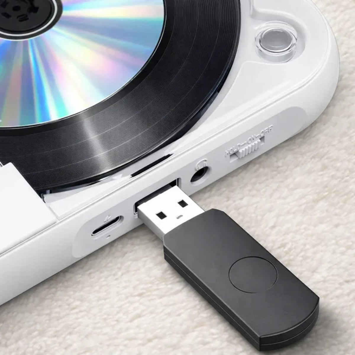 Bärbar™ | CD-spelare med ljudskiva och digital display