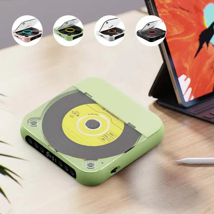 Bärbar™ | CD-spelare med ljudskiva och digital display