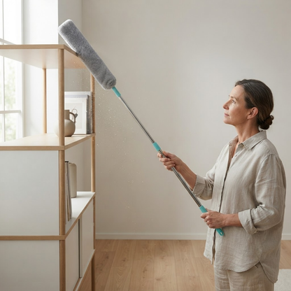 FlexiDust™ Städa under soffan, sängen och skåpet – utan att behöva böja ryggen.