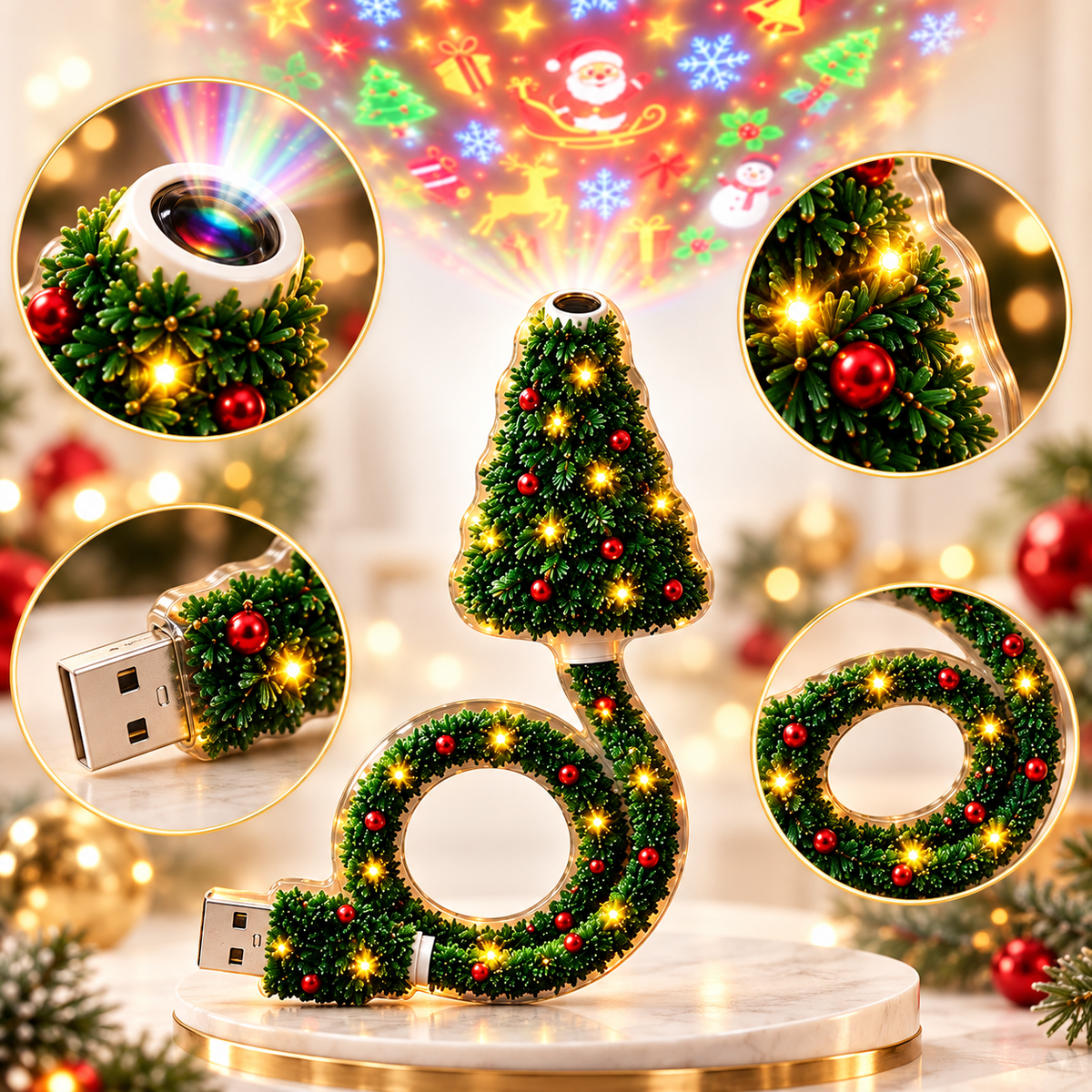 JulMagi™ | LED-Projektor för Julgranen