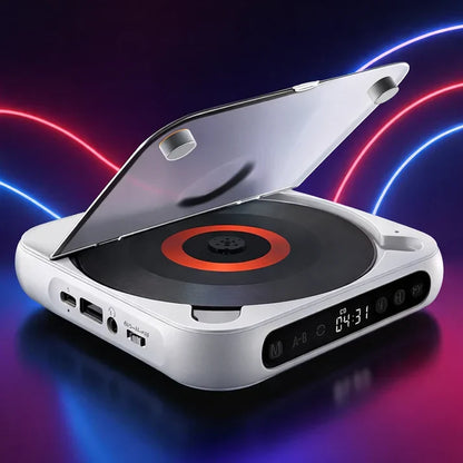 Bärbar™ | CD-spelare med ljudskiva och digital display
