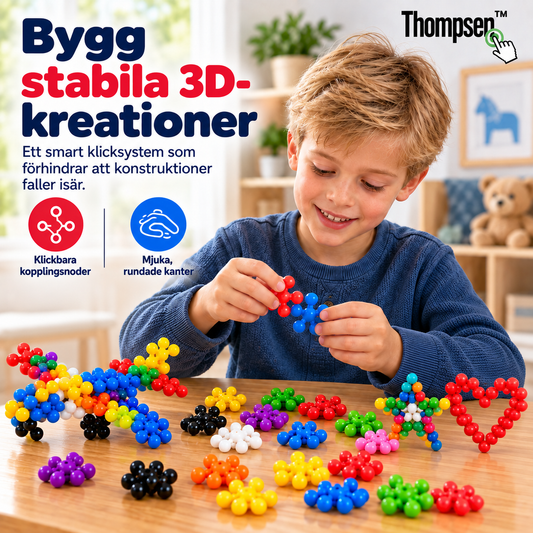 ByggMagi™ | Kreativa 3D-byggklossar som passar ihop