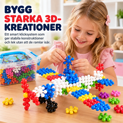 ByggMagi™ | Kreativa 3D-byggklossar som passar ihop