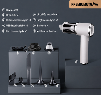 PowerClean™ | Kraftfull 3-i-1 Sladdlös Dammsugare