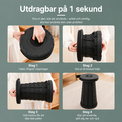 SittSmart™ | Justerbar Teleskoppall ⭐
