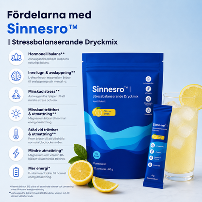 Sinnesro™ | Stressbalanserande Dryckmix