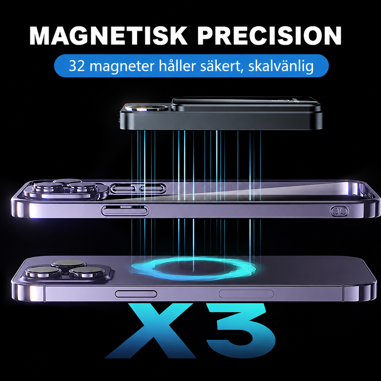 PowerMag™ – Magnetisk Powerbank 10000mAh ⭐