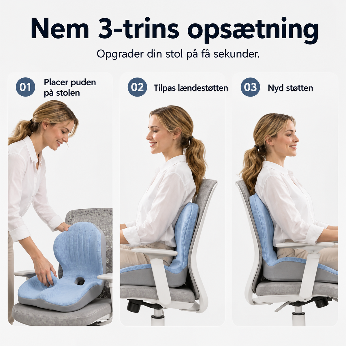 SittStöd™ | Ergonomisk sittdyna i premiumklass