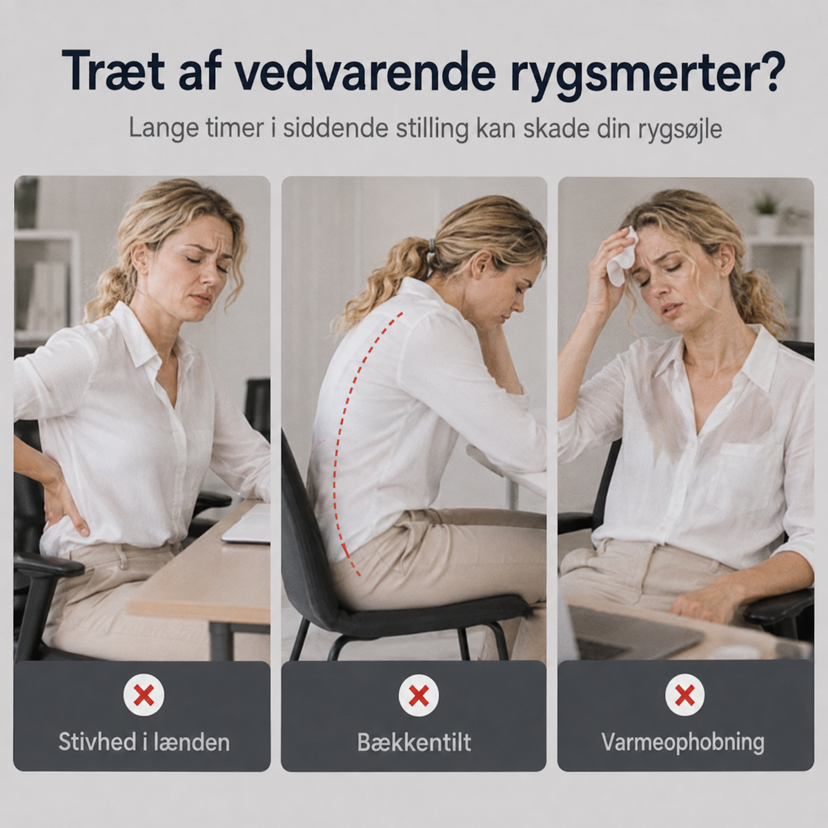 SittStöd™ | Ergonomisk sittdyna i premiumklass