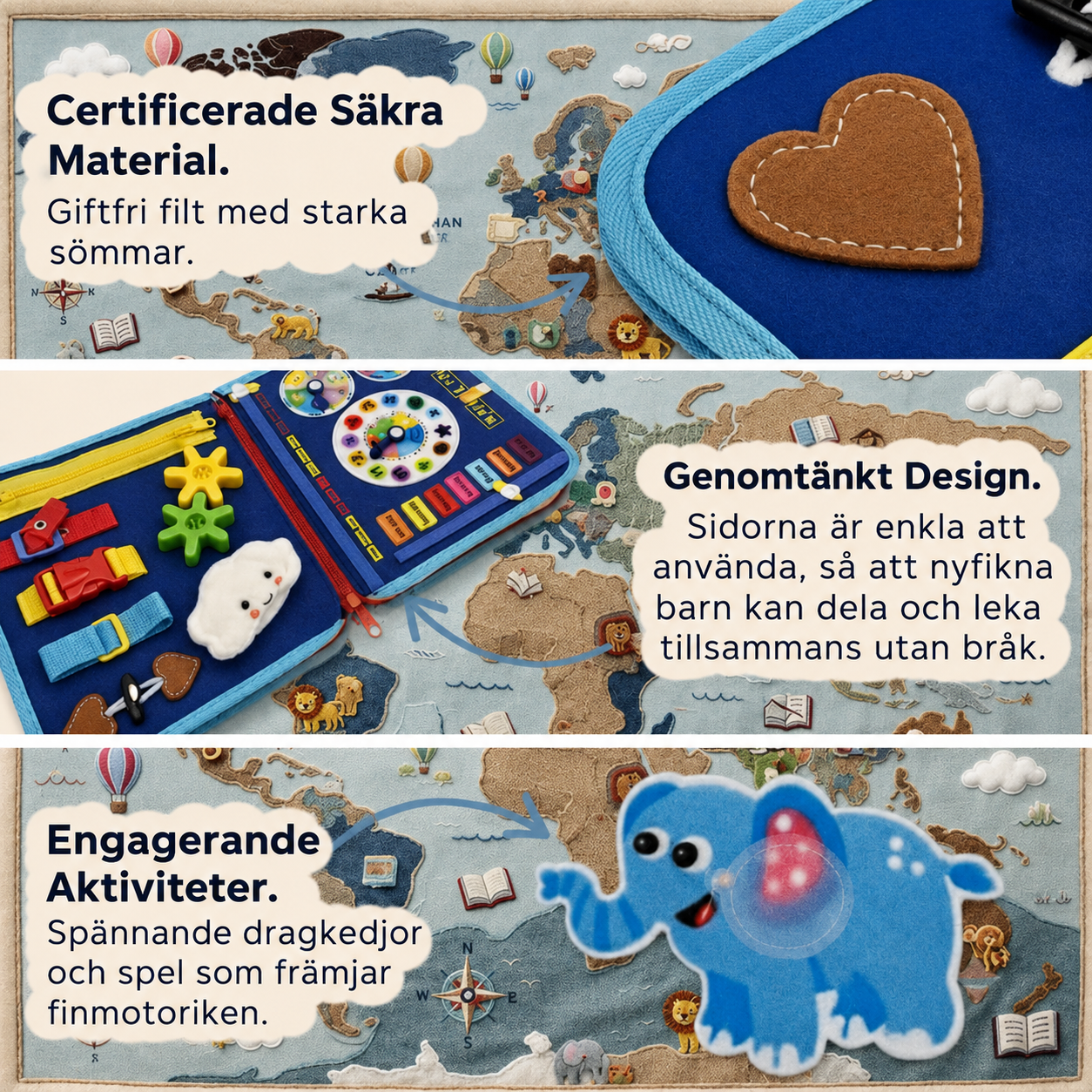 LittleGenius™ – Lek, lär dig och upptäck – utan skärm och utvecklande.