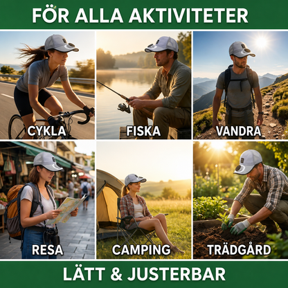 AirFlow Cap™ | Svalkande solhatt, UV-skydd och uppladdningsbar