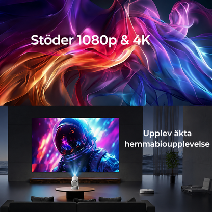 BeamLite™ ⭐ HD Smartbeamer - Netflix direkte på væggen.