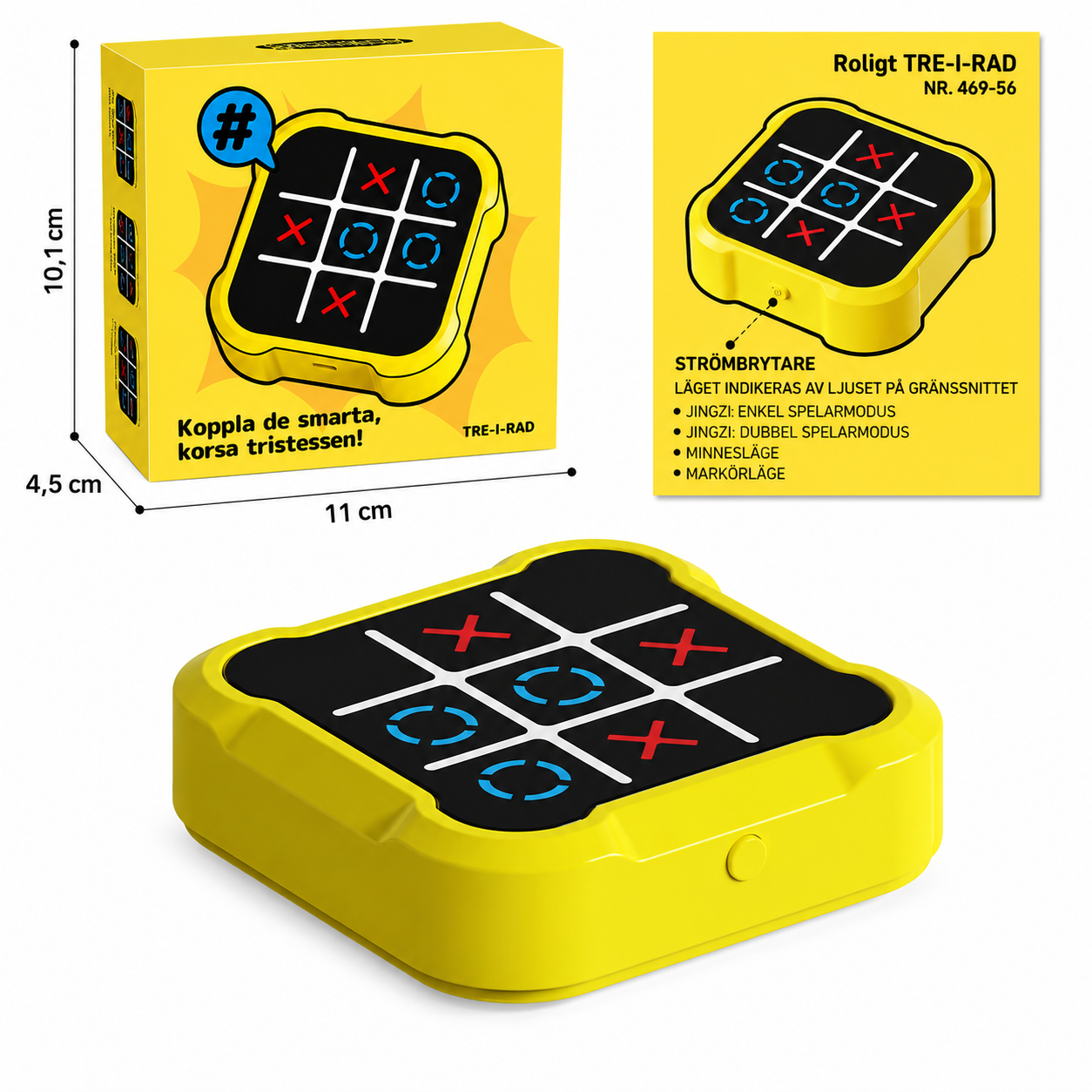 TactiGo™ | Tic-Tac-Toe 2.0 – ett tidlöst spel