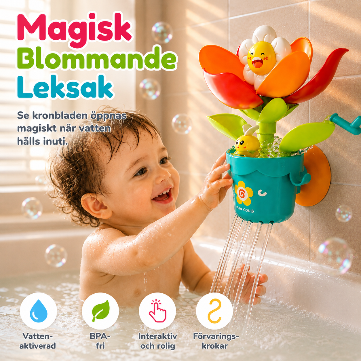 BathBloom™ | Förvandla badstunden till lekstund