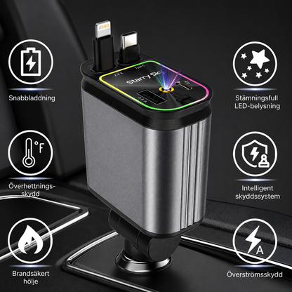 ChargeGlow™ | Kraftfull laddning när du är på språng