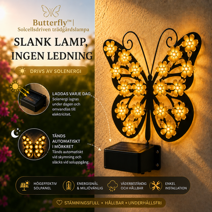 Butterfly™ | Solcellsdriven trädgårdslampa