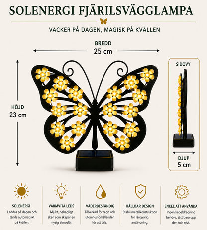 Butterfly™ | Solcellsdriven trädgårdslampa