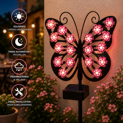 Butterfly™ | Solcellsdriven trädgårdslampa