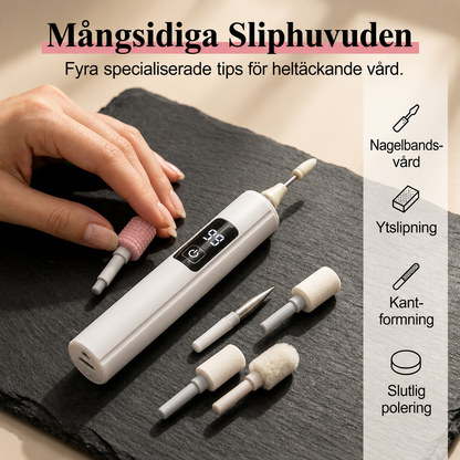 ✨ NagelGlans™ | Professionell Elektrisk Nagelpolerare