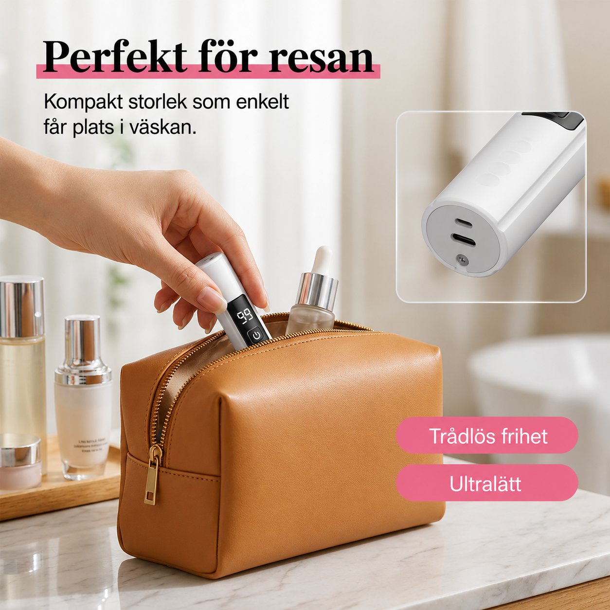 ✨ NagelGlans™ | Professionell Elektrisk Nagelpolerare
