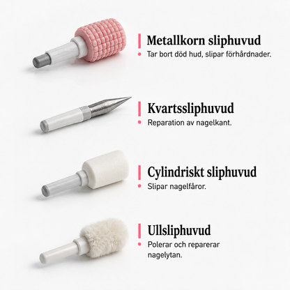 ✨ NagelGlans™ | Professionell Elektrisk Nagelpolerare