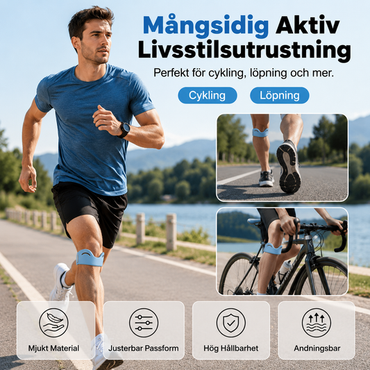 Silicone Knee Support™ | Justerbart och Andningsbart