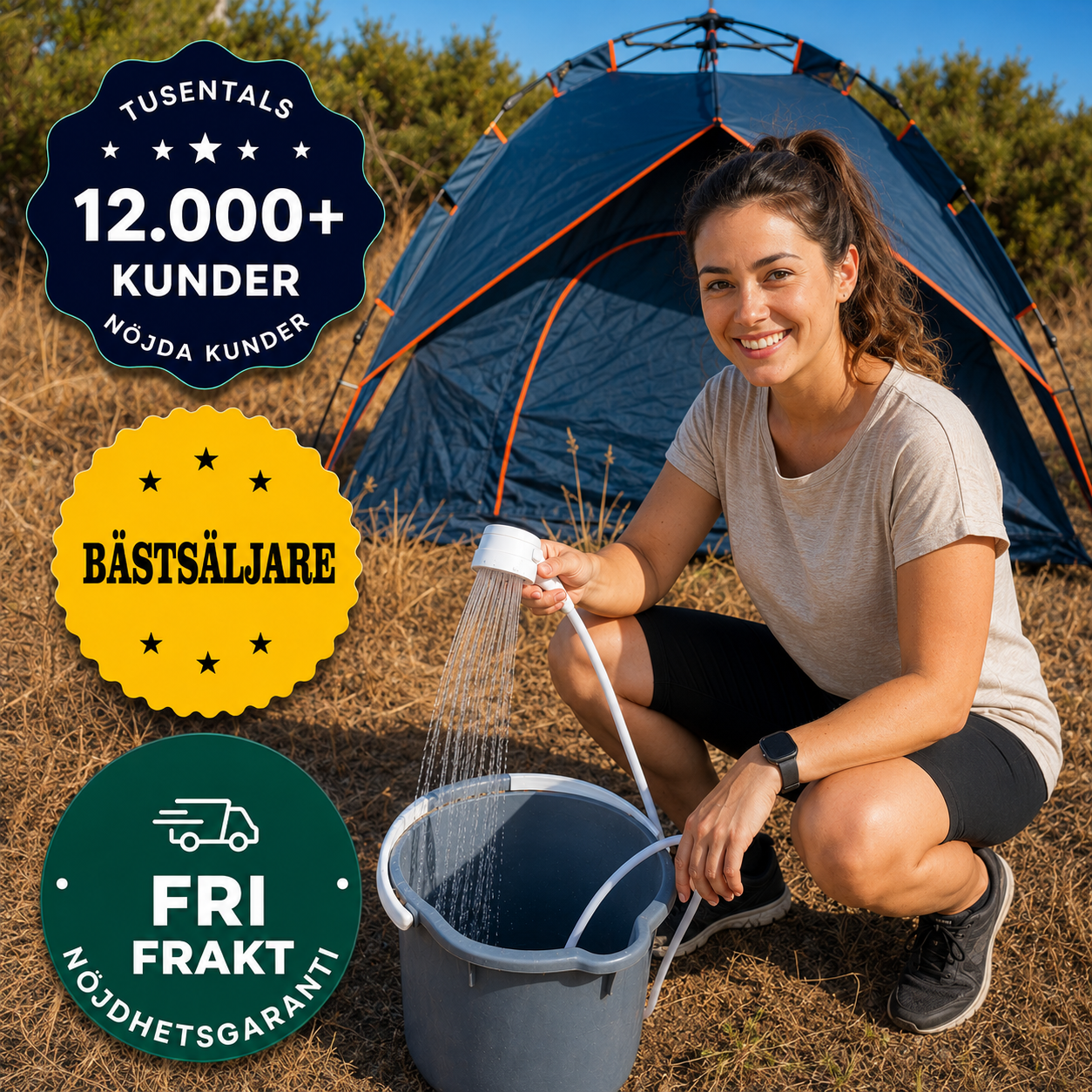 Portable Shower™ | Set med slang och munstycke