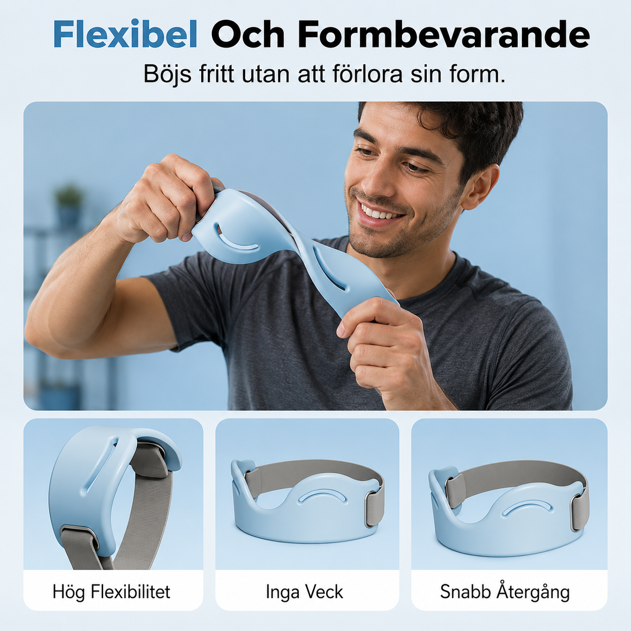 Silicone Knee Support™ | Justerbart och Andningsbart