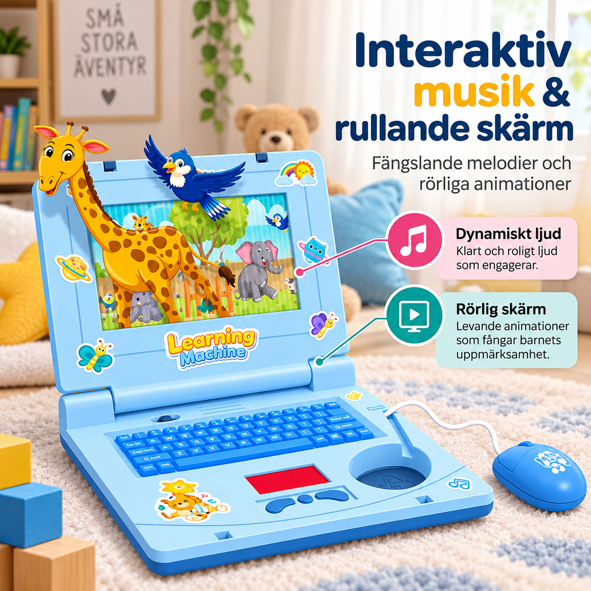 LearnPlay™ | Interaktiv lärlaptop för barn