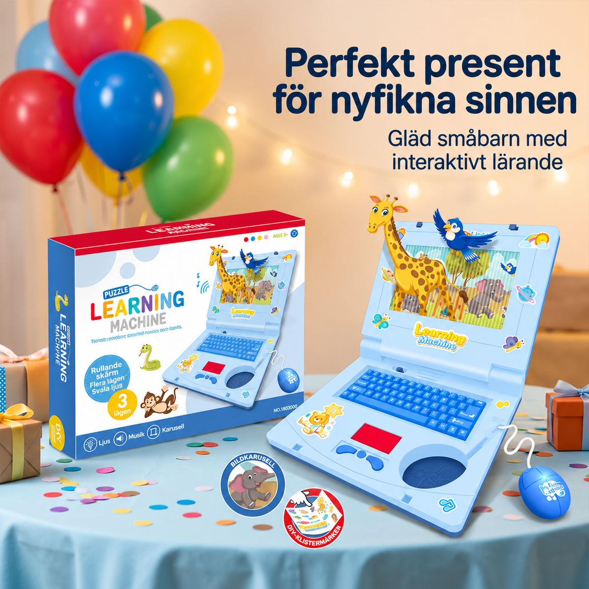 LearnPlay™ | Interaktiv lärlaptop för barn