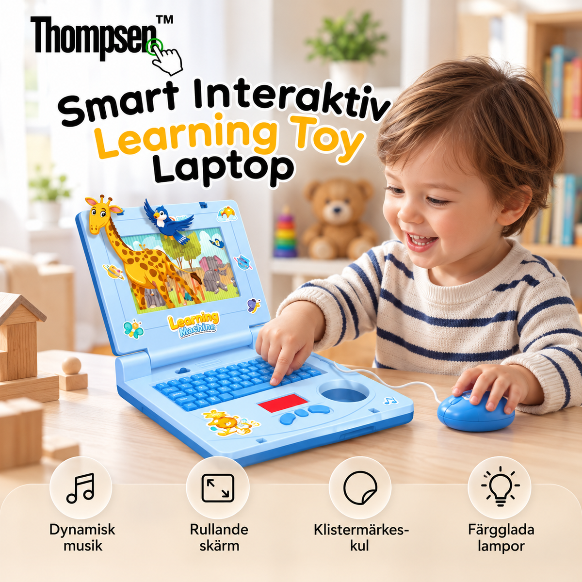 LearnPlay™ | Interaktiv lärlaptop för barn