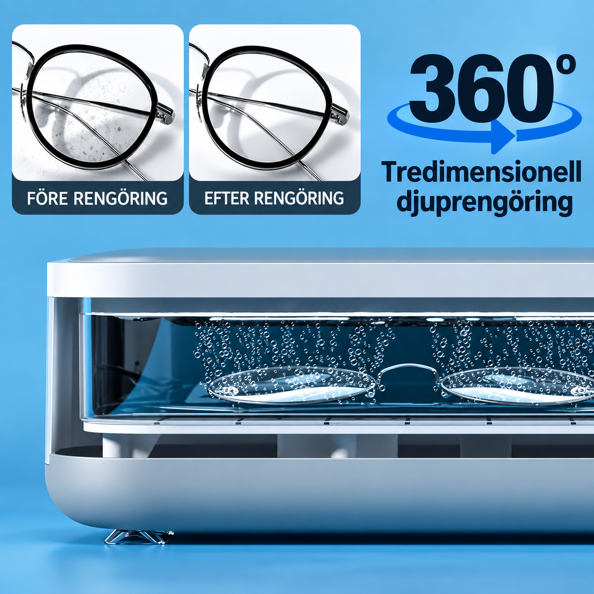GlansPro™ | Bärbar ultraljudsrengöringsmaskin