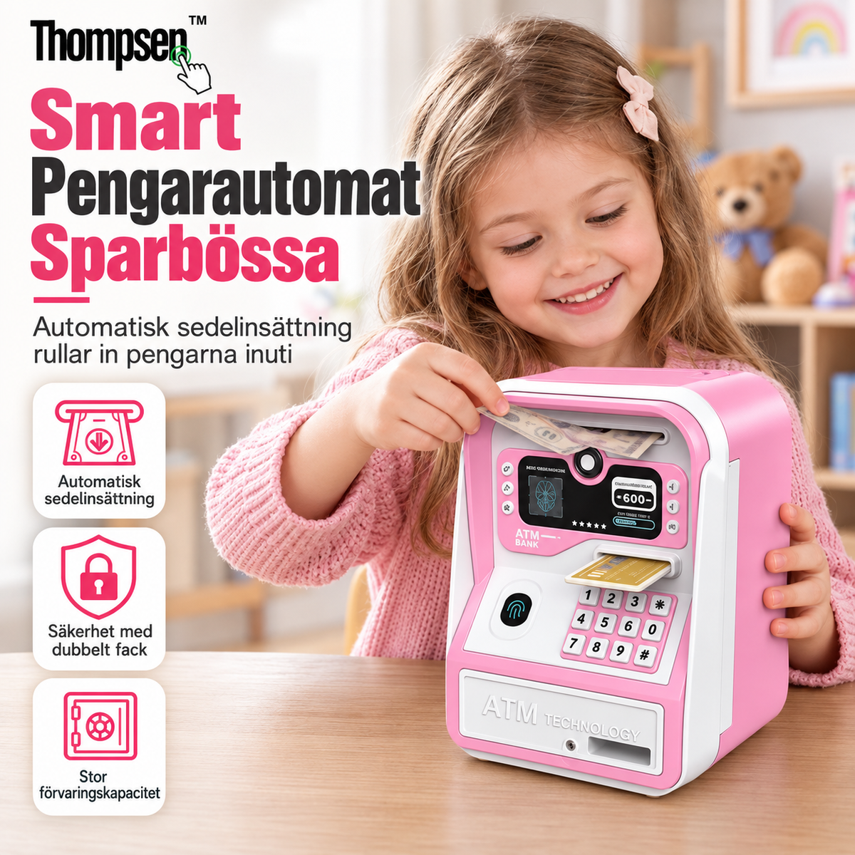 SparMagi™ | Interaktiv elektronisk spargris för barn