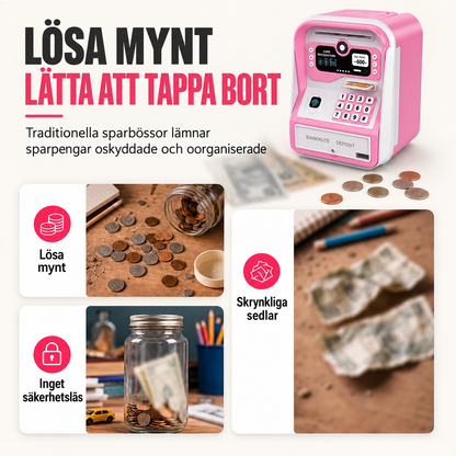 SparMagi™ | Interaktiv elektronisk spargris för barn