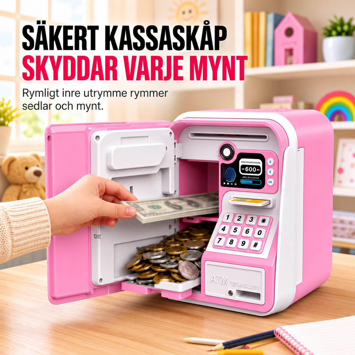 SparMagi™ | Interaktiv elektronisk spargris för barn