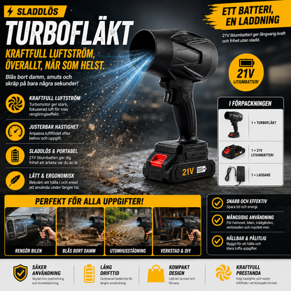 AirSweep™ | Kraftfull luft för rengöring