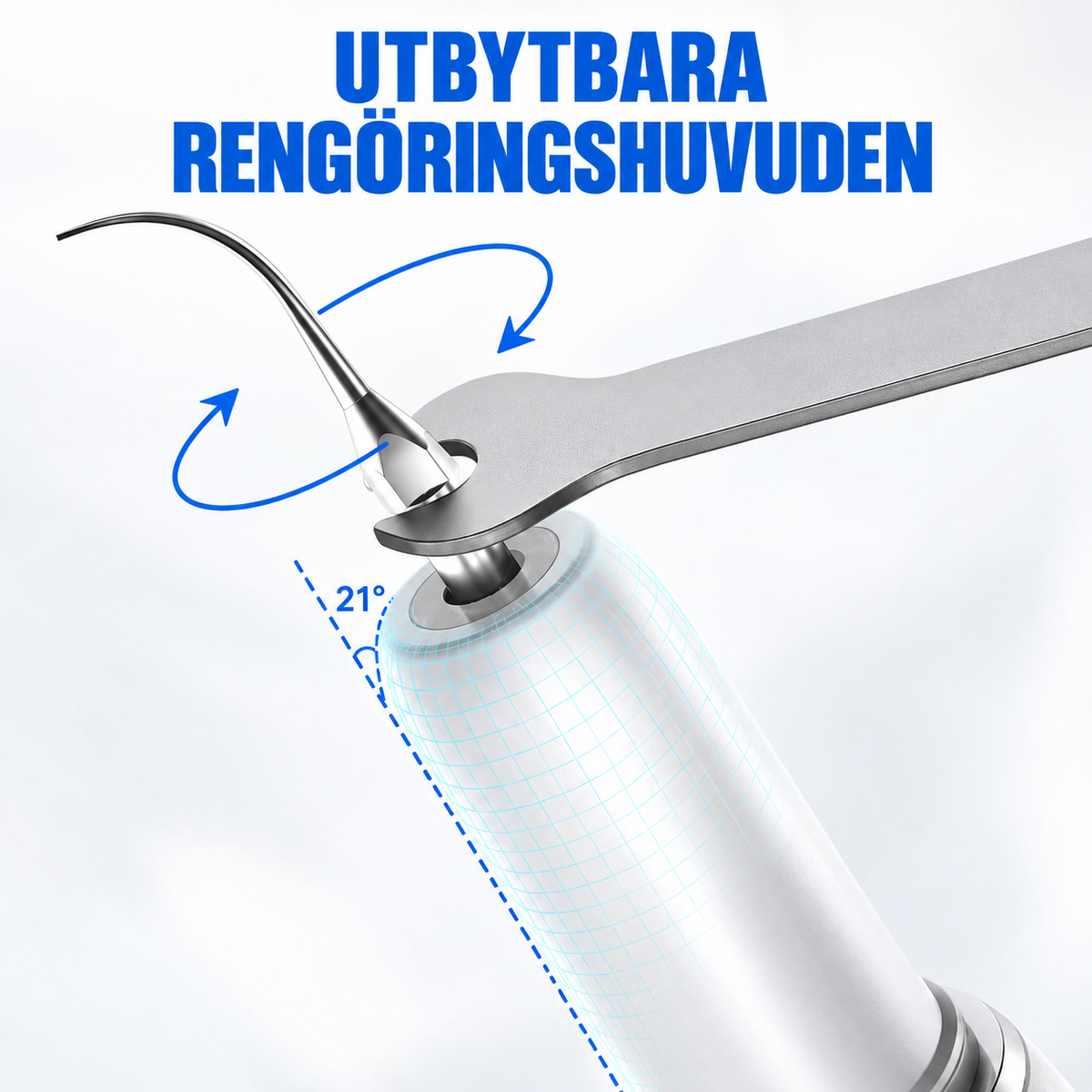 LeendeSonic™ | Ultraljudsbaserad tandrengörare och tandstensborttagare