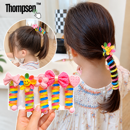 TwistBloom™ | Färgglada spiralformade hårsnoddar