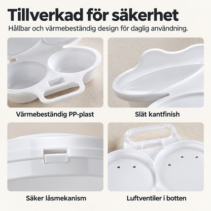 EggSteamer™ | Mikrovågsugn för två ägg