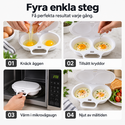 EggSteamer™ | Mikrovågsugn för två ägg
