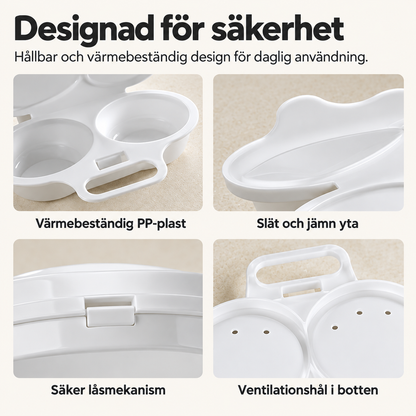 EggSteamer™ | Mikrovågsugn för två ägg