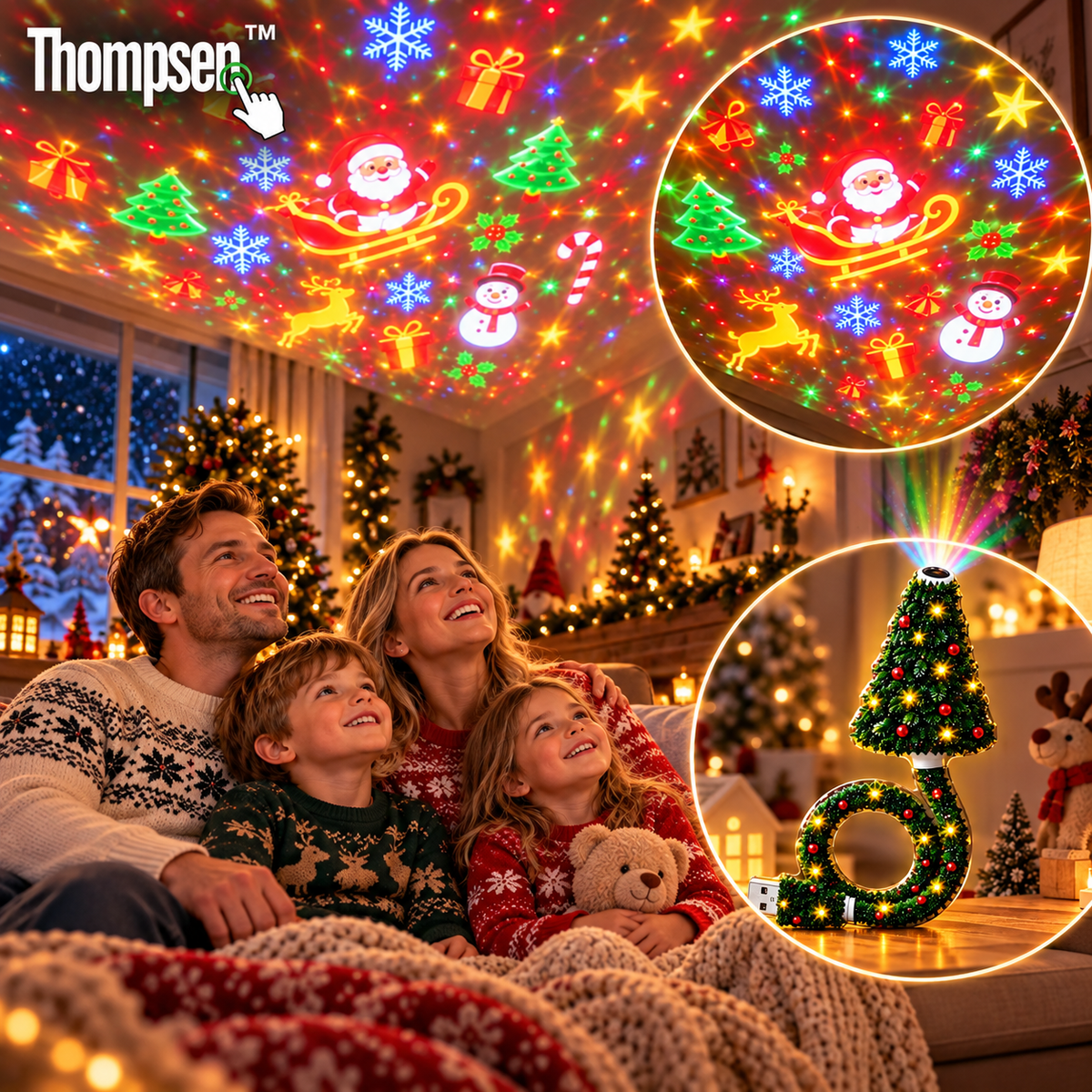 JulMagi™ | LED-Projektor för Julgranen